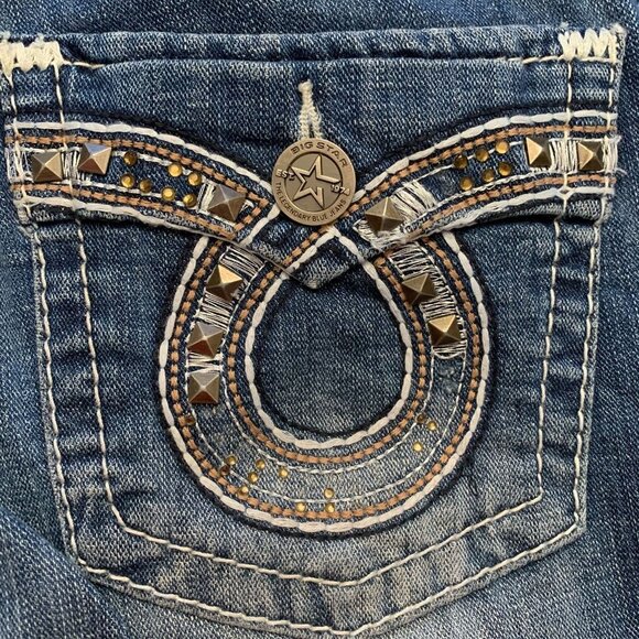 Big Star Maddie Boot Stretch Jean Size 27R Medium Wash - Picture 6 of 11
